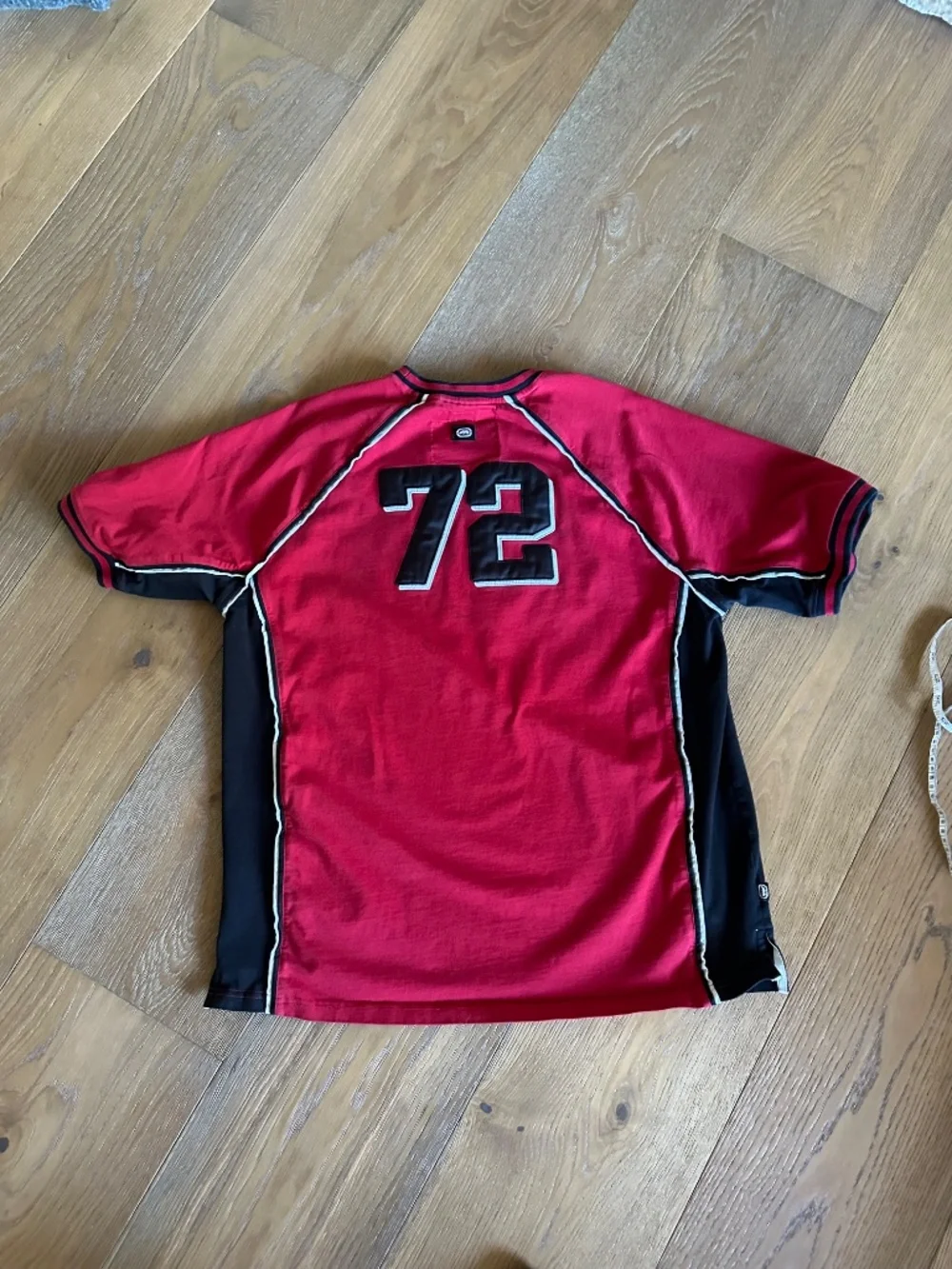 Ecko Unltd. Rhino Graphic Athletic Jersey Shirt Red Black Size Large - Picture 14 of 15
